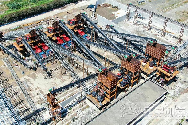 浙江舟山大型環(huán)保砂石生產(chǎn)線俯瞰 浙江舟山大型環(huán)保砂石生產(chǎn)線俯瞰