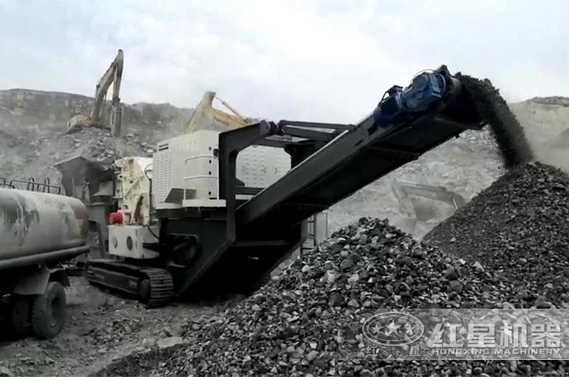 履帶反擊破移動(dòng)式破碎機(jī)