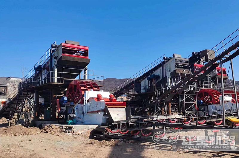 洗砂機器現(xiàn)場