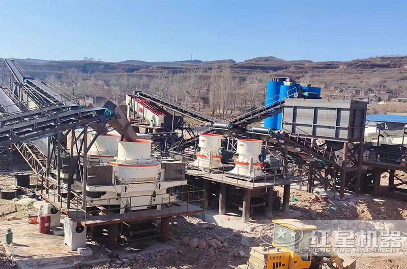 大型砂石場采用圓錐破碎機 大型砂石場采用圓錐破碎機