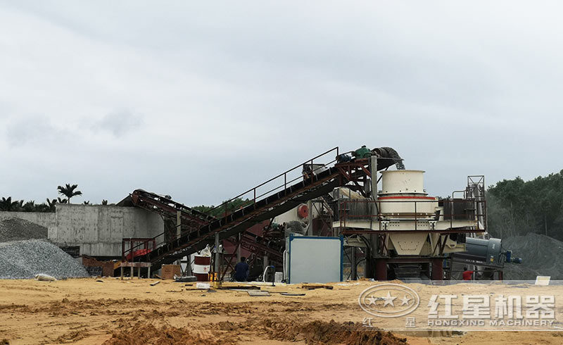 沖擊破砂石整形機現場 沖擊破砂石整形機現場