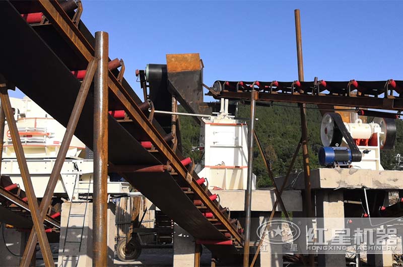煤矸石制砂機器現場一 煤矸石制砂機器現場一