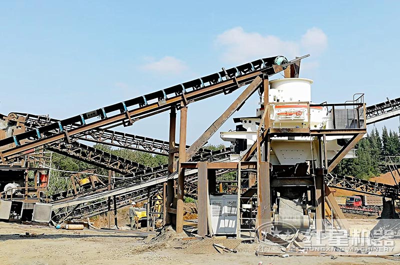 河卵石制砂機現場 河卵石制砂機現場