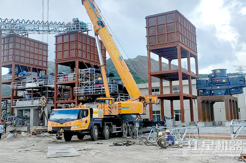 前期破碎、制砂工序