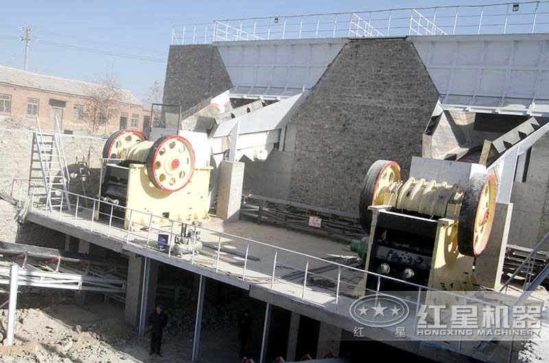 河北912顎式破碎機現場 河北912顎式破碎機現場