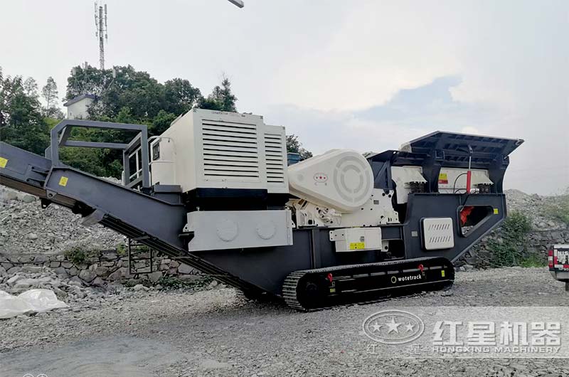 二合一履帶移動式破碎機實拍 二合一履帶移動式破碎機實拍