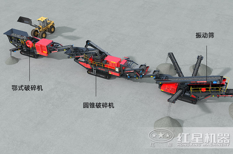 節能型移動破碎站組成結構 節能型移動破碎站組成結構