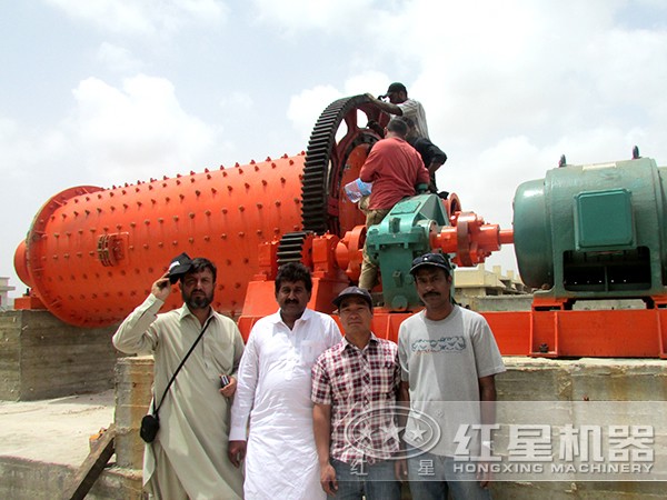 紅星機器球磨機客戶現場