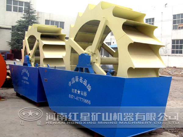巖石洗砂機性能特點