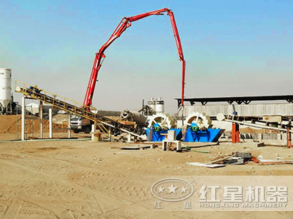 石粉雙輪洗砂生產線 石粉雙輪洗砂生產線