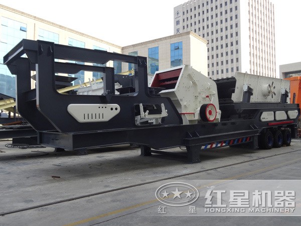 200tph輪胎反擊破移動破碎站 200tph輪胎反擊破移動破碎站