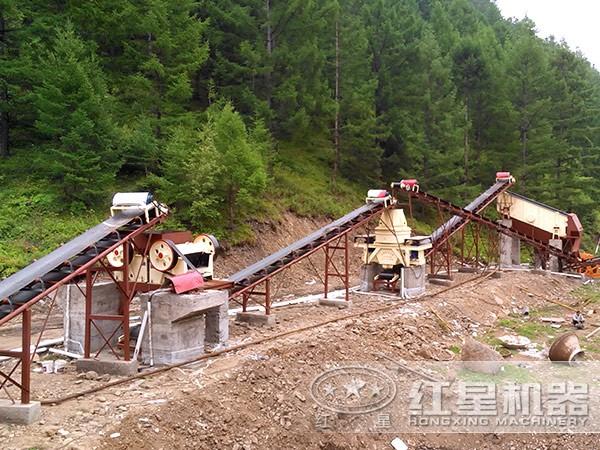 85tph歐版礦石破碎機現場圖 85tph歐版礦石破碎機現場圖