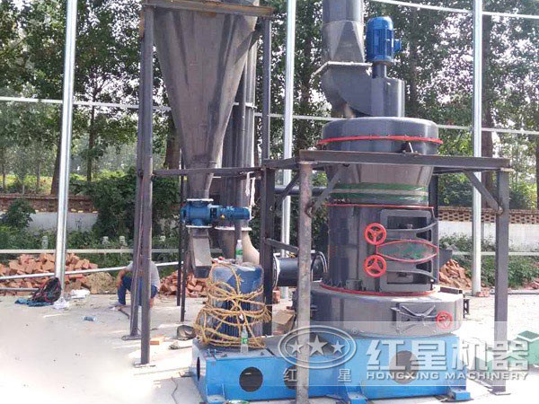 微粉87磨粉機作業流程現場圖 微粉87磨粉機作業流程現場圖