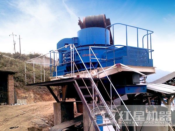 HVI、TK、HX制砂機現場作業圖