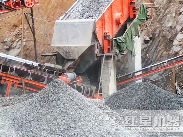石子破碎生產現場