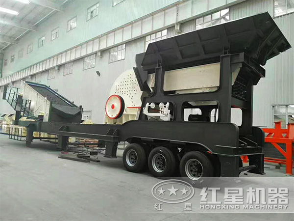 HX系列環保車載移動嗑石機廠區圖 HX系列環保車載移動嗑石機廠區圖