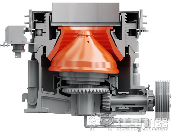 圓錐破碎機結構圖