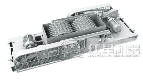 對輥式破碎機工作原理圖 對輥式破碎機工作原理圖
