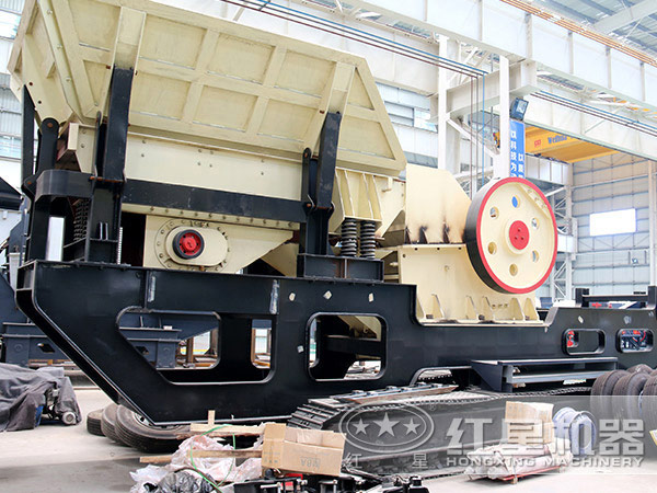 履帶式建筑垃圾移動破碎站