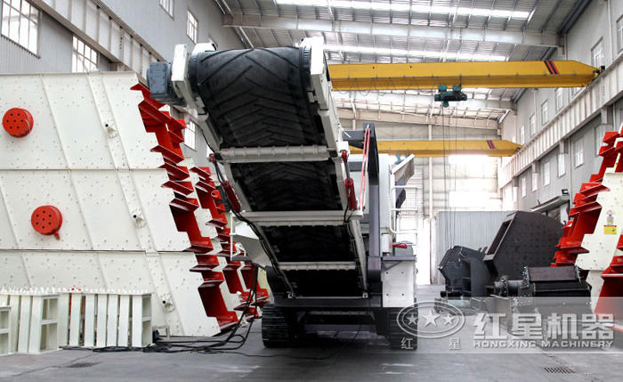 履帶移動(dòng)嗑石機(jī)廠區(qū)圖 履帶移動(dòng)嗑石機(jī)廠區(qū)圖