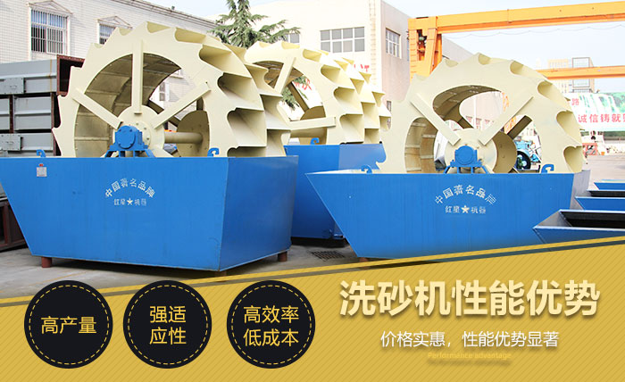 洗砂機(jī)性能優(yōu)