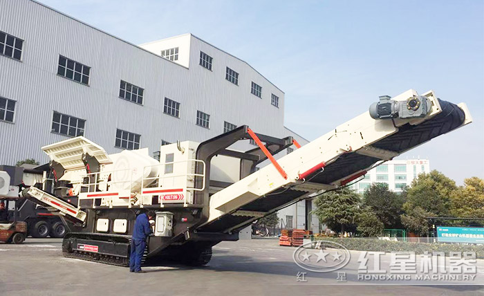 履帶式移動(dòng)建筑廢渣破碎機(jī) 履帶式移動(dòng)建筑廢渣破碎機(jī)