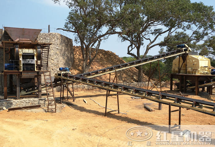 1250×1400反擊式破碎機(jī)現(xiàn)場(chǎng)作業(yè)圖