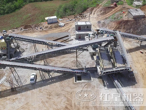 固定式玄武巖破碎生產線圖 固定式玄武巖破碎生產線圖