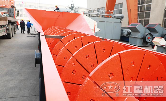 螺旋洗砂機成品圖