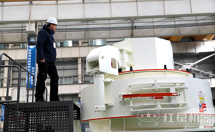 客戶到場參觀VSI制砂機圖 客戶到場參觀VSI制砂機圖