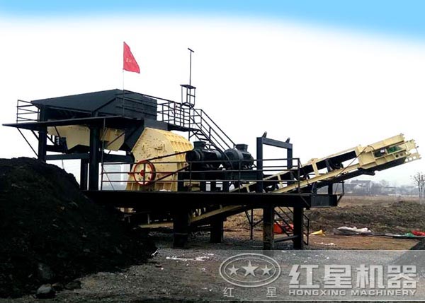 移動碎石機用于煤炭破碎 移動碎石機用于煤炭破碎