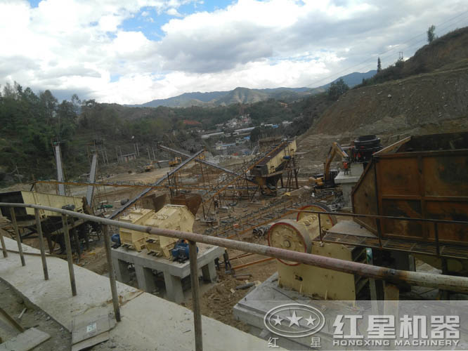 全套砂石生產線現場 全套砂石生產線現場