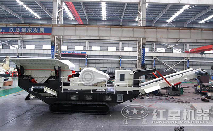履帶式流動石子加工機成品圖 履帶式流動石子加工機成品圖