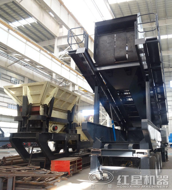 破碎篩分一體機生產車間