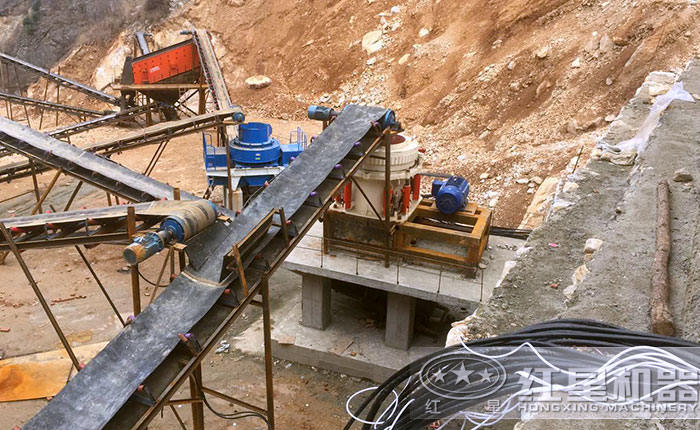 透輝石破碎生產(chǎn)線工藝流程 透輝石破碎生產(chǎn)線工藝流程