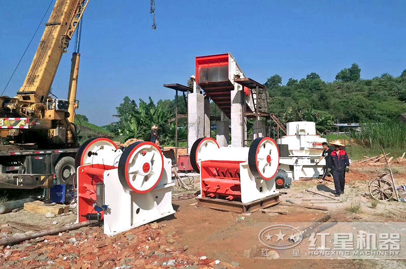 69顎破機安裝現場