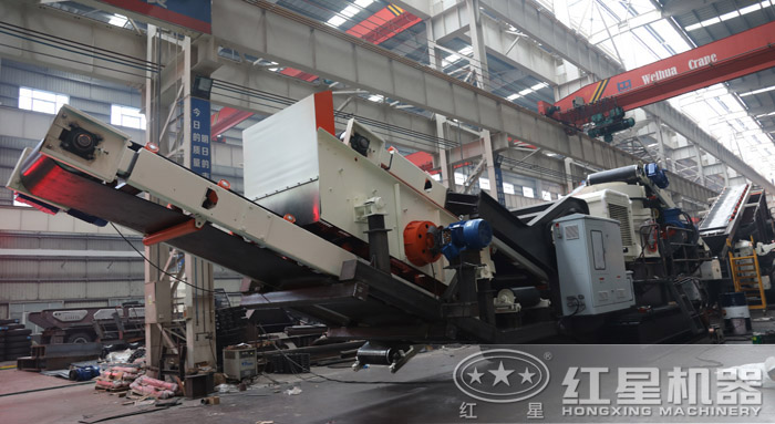 履帶式圓錐破碎移動站 履帶式圓錐破碎移動站