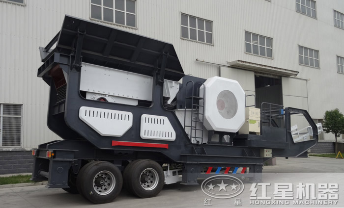 輪胎顎破移動破碎站 輪胎顎破移動破碎站