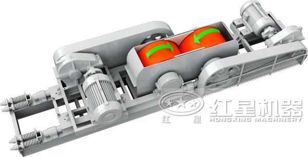 對輥制砂機(jī)結(jié)構(gòu)
