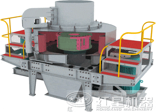 離心沖擊破碎機作業原理展示