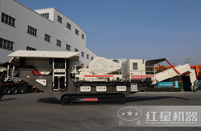 履帶顎式移動破碎站