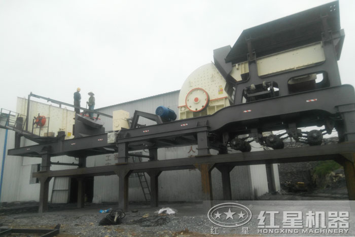 錘式破碎篩分一體化生產線