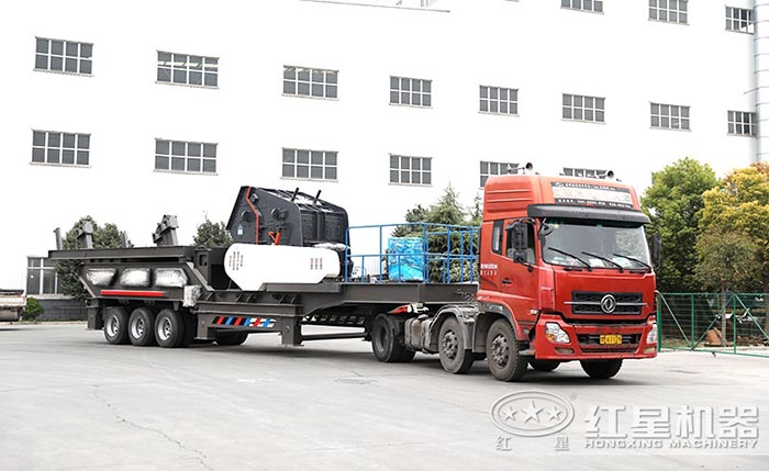 輪胎配置的移動碎石機(jī) 輪胎配置的移動碎石機(jī)