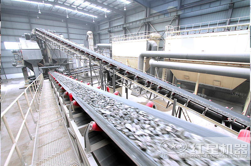 單缸圓錐破碎機加工物料展示