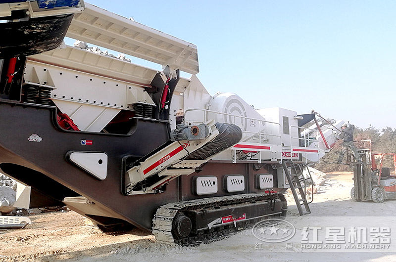 廣元履帶移動破碎站作業現場 廣元履帶移動破碎站作業現場