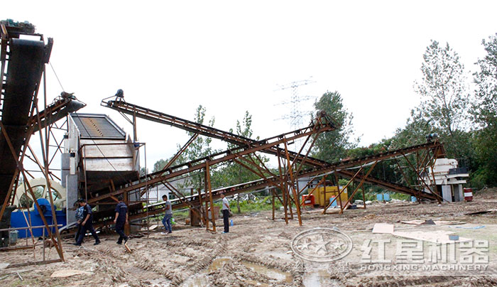 篩分制沙過(guò)程