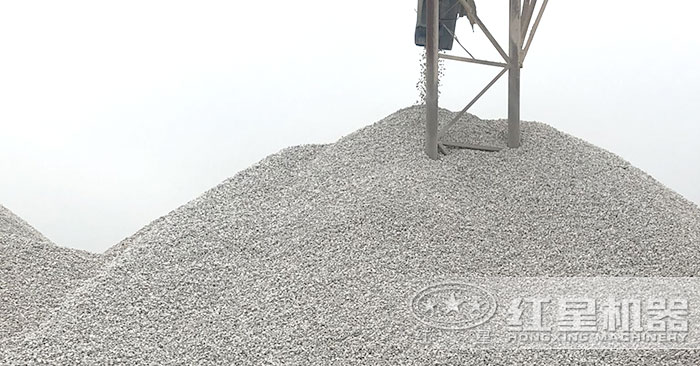 經過細沙制砂機加工之后的沙子成品