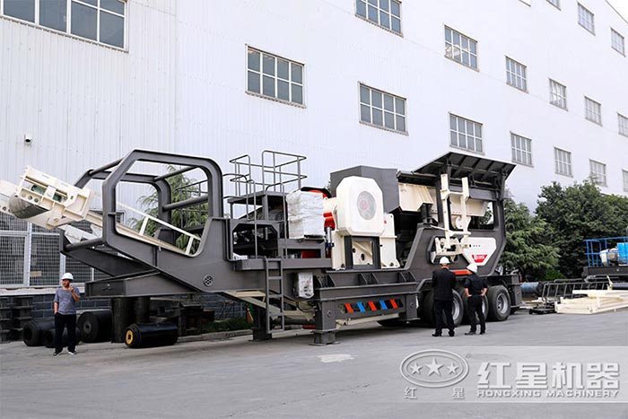 車載式石子磕碎機 車載式石子磕碎機