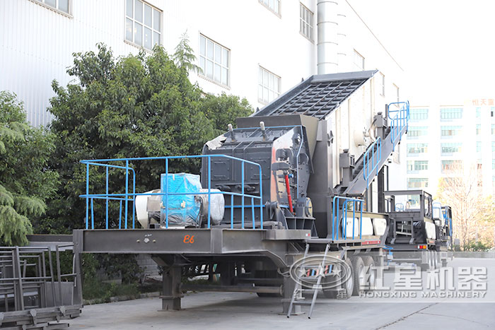 可移動的粉碎石頭設備 可移動的粉碎石頭設備