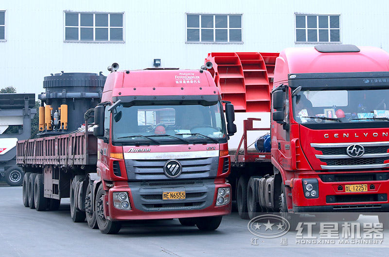 紅星大型圓錐破碎機車間發(fā)貨 紅星大型圓錐破碎機車間發(fā)貨